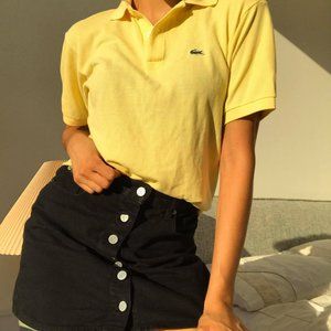 Vintage Lacoste yellow polo